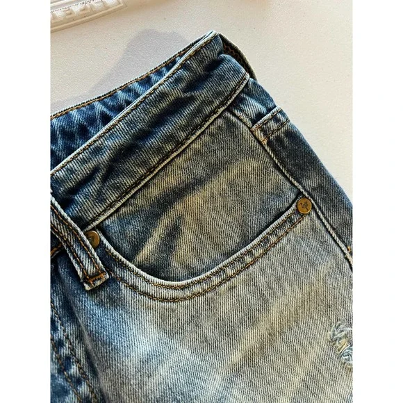 FREE PROPLE NWT WOMEN'S SIZE 27 “THE VIRGIN LABEL" DISTRESSED SKINNY JEAN - Picture 8 of 12